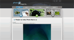 Desktop Screenshot of photo-macro.cz